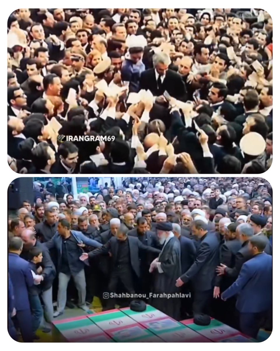 Aryan_phoenix's tweet image. که می گفتید شاه دیکتاتور بود و از مردم می ترسید؟!
چه قاضی منصفیست تاریخ...
#IranIsHappy
