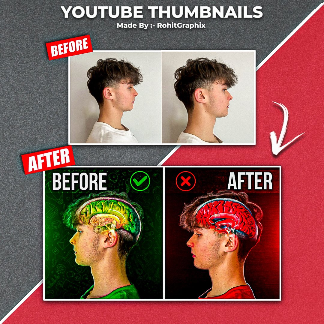 RohitGraphix's tweet image. YouTube Thumbnails
Want Yours? Dm now

Like, Comment, Share 
Reshare appreciated

Made in Photoshop

(thumbnail, thumbnail designer, thumbnail design, graphic design, graphic designer, youtube thumbnail, youtube, photoshop, need a thumbnail, thumbnail artist, client work)