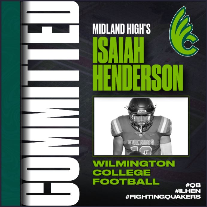 Midland 2024 QB/S Isaiah Henderson has committed to Wilmington football.thedzone.com/players/isaiah…