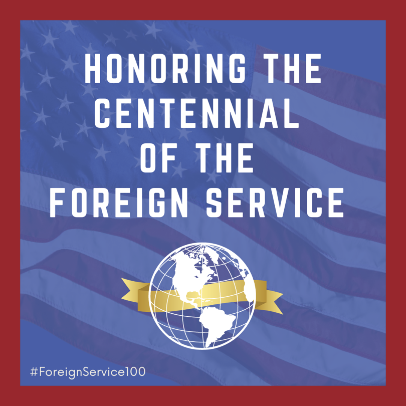 RepTedLieu's tweet photo. Pleased to celebrate 100 years of promoting peace, fostering understanding, and representing our nation abroad. 

Happy 100th birthday to the American Foreign Service! @AFSAtweets #ForeignService100 https://t.co/6i6hKJA6O7