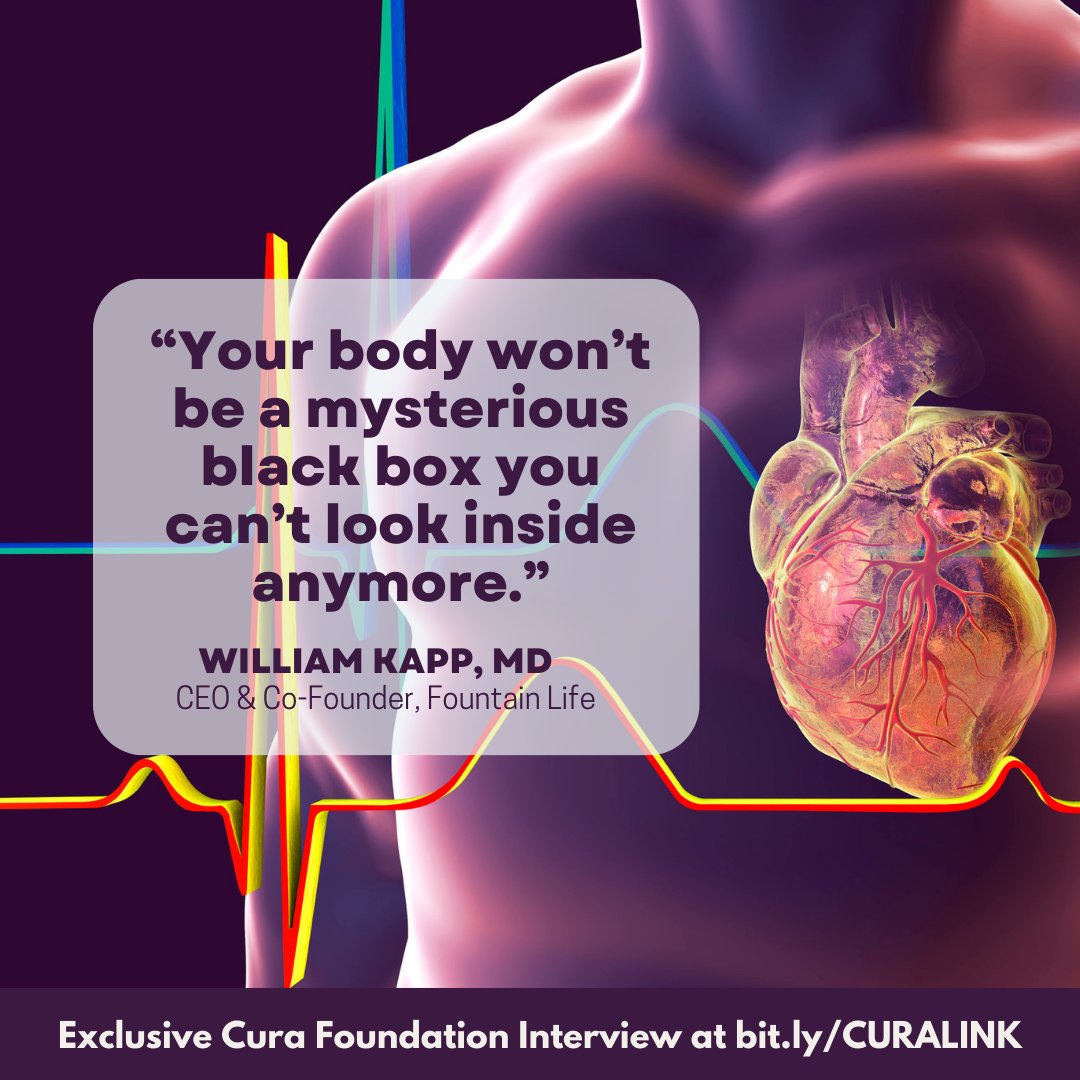 The Cura Foundation (@curafdn) on Twitter photo “Your body won’t be a mysterious black box you can’t look inside anymore.”
Cutting-edge diagnostics and therapies can help patients prevent and preempt disease earlier than ever before. More in #CuraLink with @williamkapp <a href="/fountainlife_hq/">Fountain Life</a>
bit.ly/CURALINK “Your body won’t be a mysterious black box you can’t look inside anymore.”
Cutting-edge diagnostics and therapies can help patients prevent and preempt disease earlier than ever before. More in #CuraLink with @williamkapp <a href="/fountainlife_hq/">Fountain Life</a>
bit.ly/CURALINK