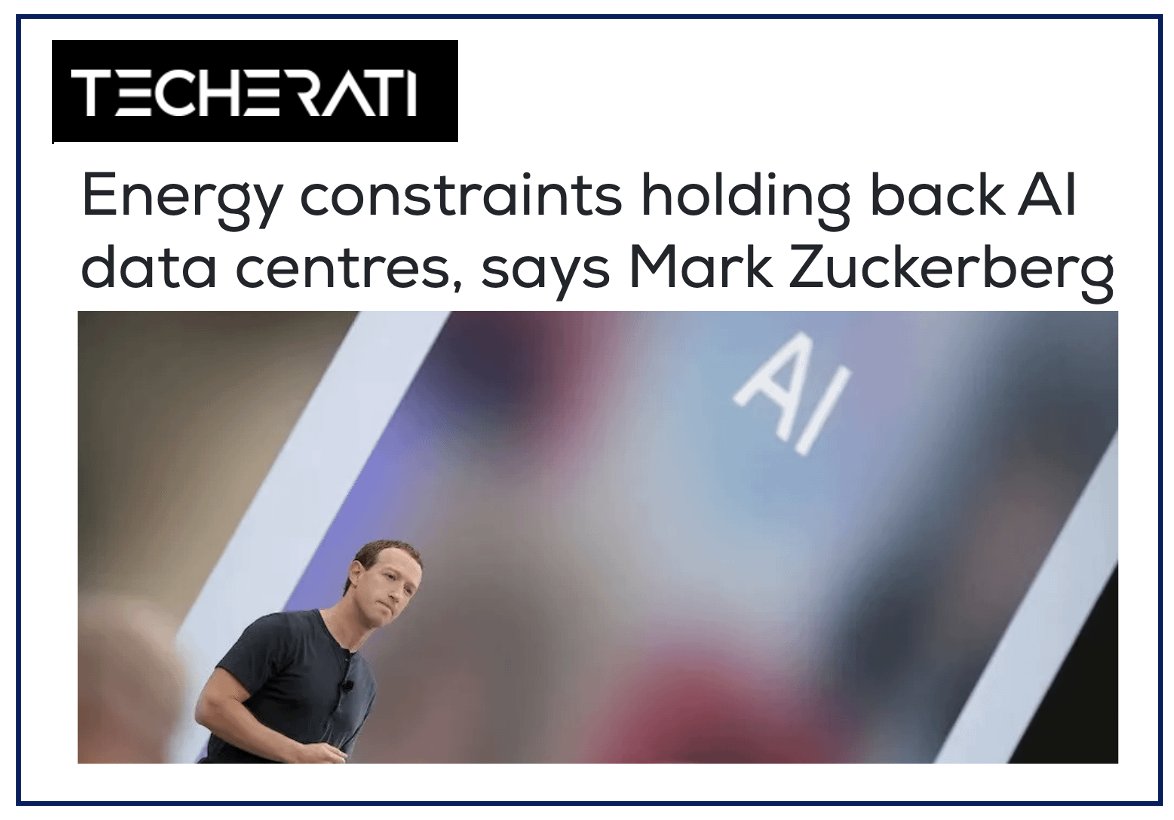 Tech giants' self-made energy crisis For years tech giants have been helping climate catastrophists shut down reliable fossil fuel electricity, falsely claiming they can be replaced by solar/wind. Now the grid they've helped gut can't supply their growing AI needs. 🧵👇