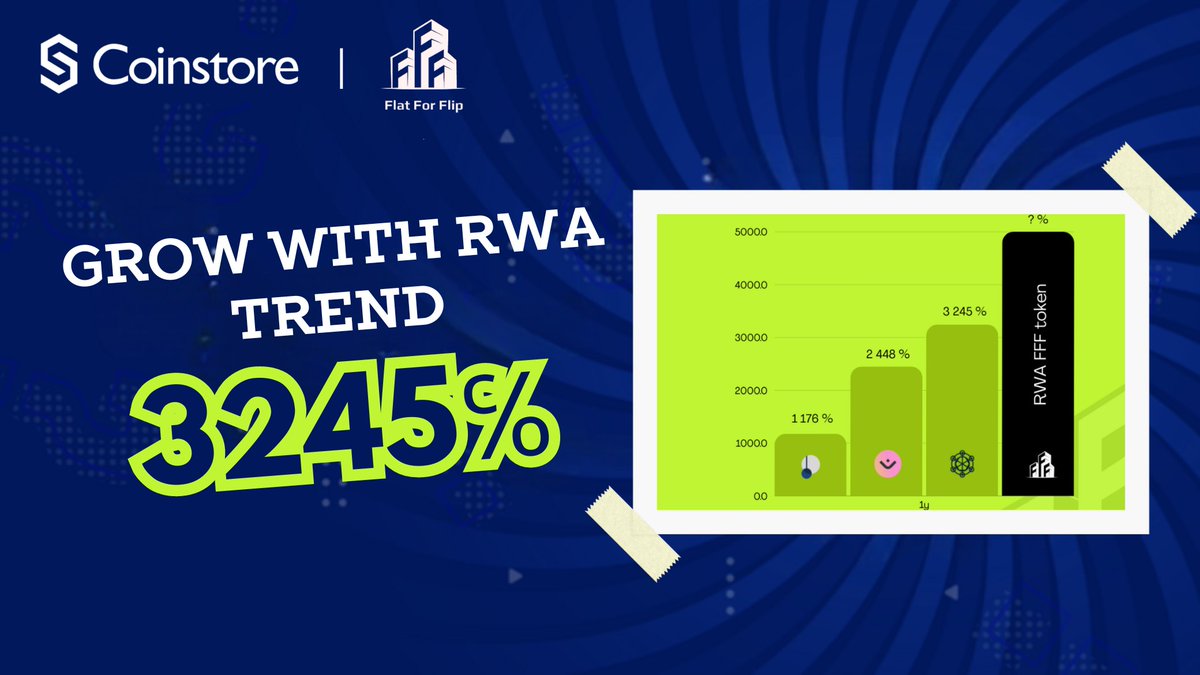 EtengeU's tweet photo. 📈 Ready for the next big thing in crypto? Flat For Flip introduces RWA tokens, backed by top real estate and blockchain companies! Don't wait - secure your tokens now.
Get the whitelist here: https://t.co/5uf4RjO3jh

@FlatforFlipNFT @CoinstoreExc
#FFF #Mint #Coinstore https://t.co/MFXQQRmZCm