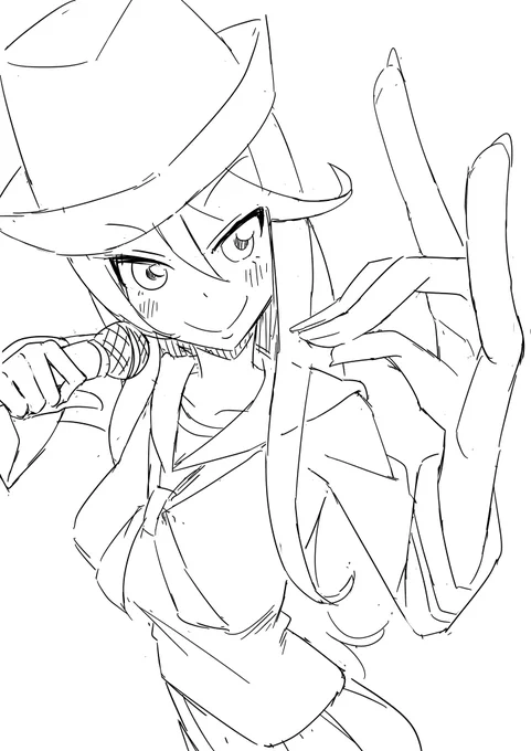フリントさんの線が描いてました 