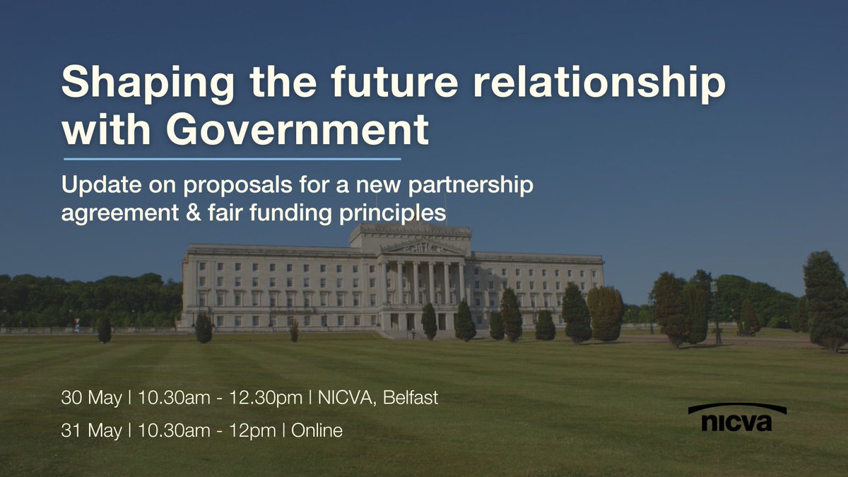 The #JointForum invites VCS colleagues to an update briefing &amp; discussion on the proposals for a new partnership agreement between our sector &amp; Government - including the agreement of a set of Fair Funding Principles.

Join us in person or online ➡️ bit.ly/4ax4ENo