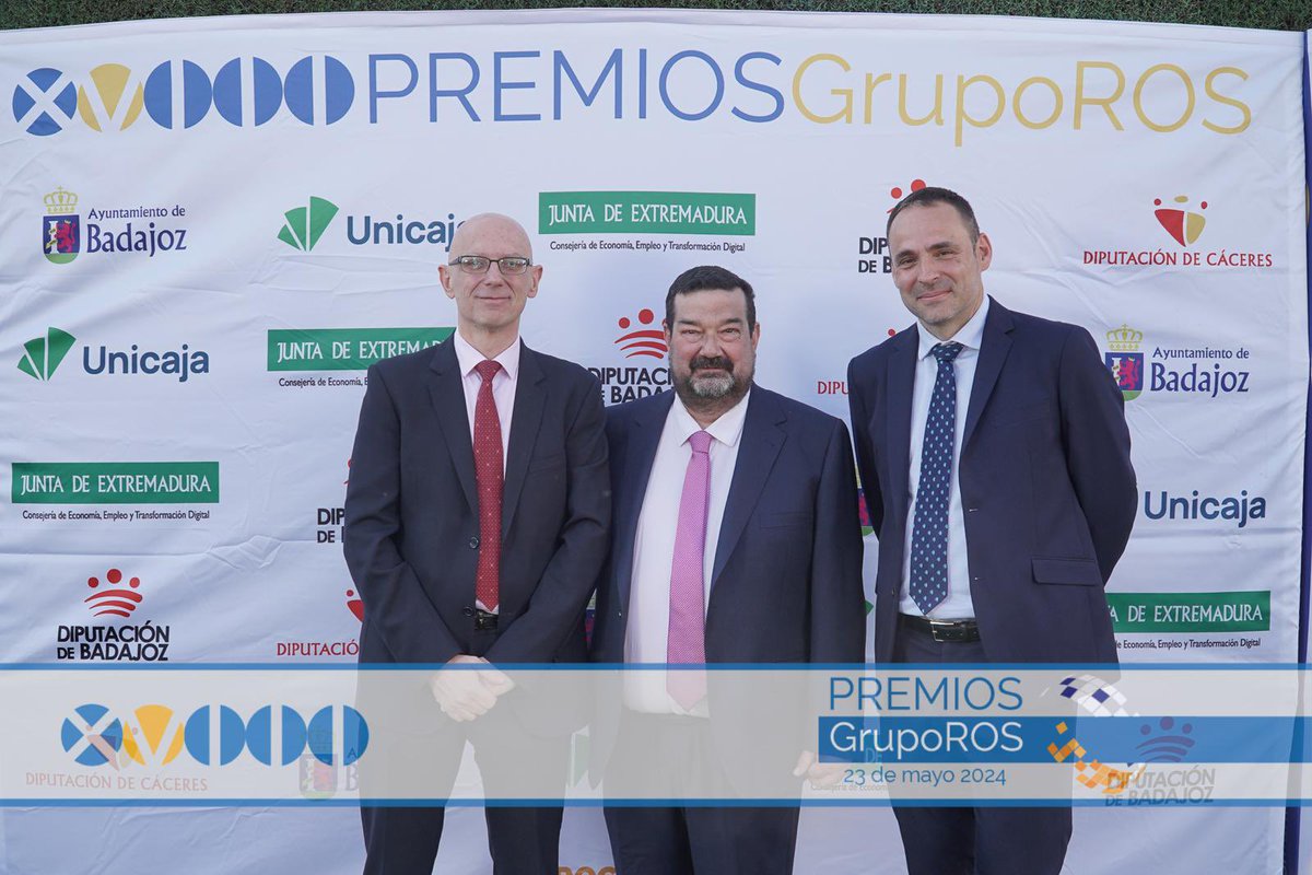 Un placer participar hoy en los premios de @Grupo_ROS