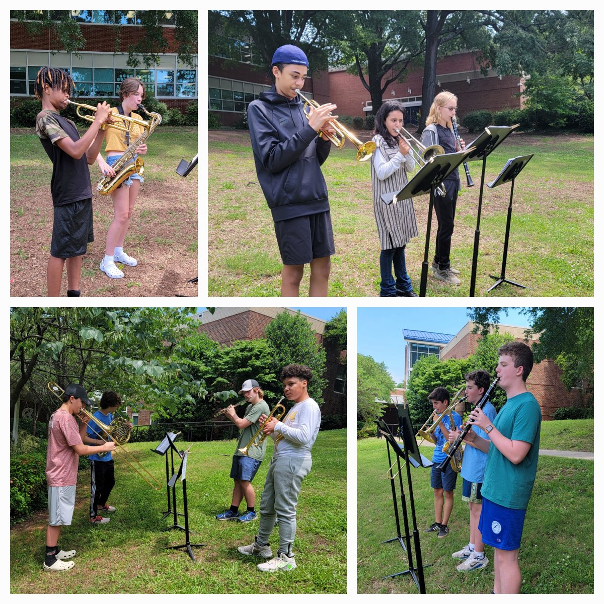 Oberlin Magnet MS Bands (@oberlinband) on Twitter photo <a href="/OberlinBand/">Oberlin Magnet MS Bands</a> 8th grade practices their small ensemble music for in-class performances on Tuesday.
Love this project for all the independence it requires from musicians. Critical Thinking. Communicating. Collaborating. Creating. <a href="/OberlinBand/">Oberlin Magnet MS Bands</a> 8th grade practices their small ensemble music for in-class performances on Tuesday.
Love this project for all the independence it requires from musicians. Critical Thinking. Communicating. Collaborating. Creating.