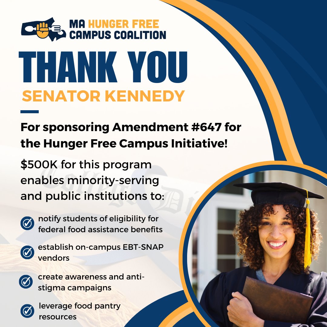 MA Hunger Free Campus Coalition (@collegehungerma) on Twitter photo Thank you <a href="/SenEdKennedy/">草加 越谷 足立 川口 八潮 三郷 吉川 春日部 松伏 松戸 野田 柏 浦和 埼玉手押し 東京手押し</a> for cosponsoring Amendment #647! #mapoli #endcampushunger Thank you <a href="/SenEdKennedy/">草加 越谷 足立 川口 八潮 三郷 吉川 春日部 松伏 松戸 野田 柏 浦和 埼玉手押し 東京手押し</a> for cosponsoring Amendment #647! #mapoli #endcampushunger