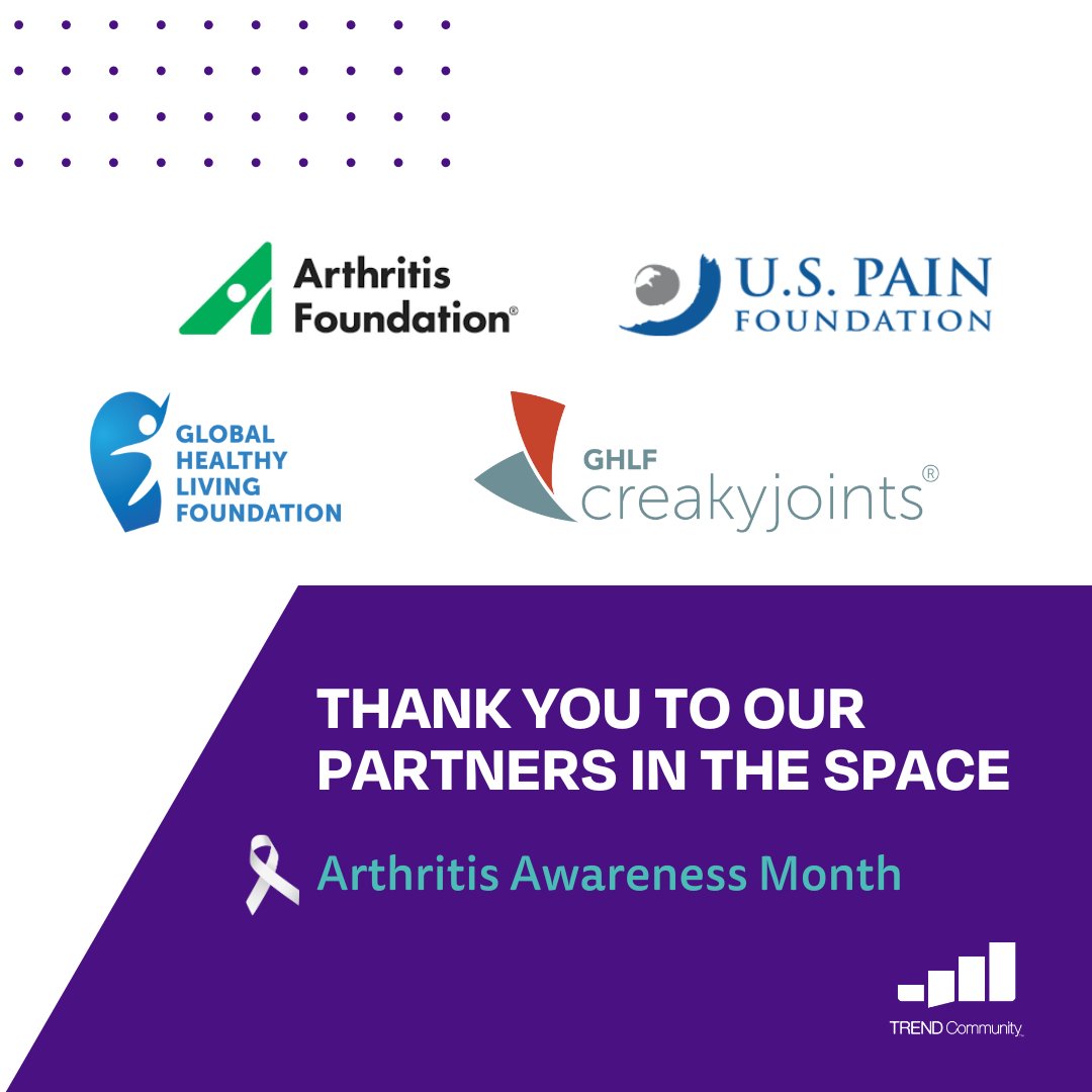 We are honored to work alongside so many people and organizations dedicated to elevating the patient voice and addressing day-to-day concerns in the #chronicpain and #arthritis spaces during #ArthritisAwarenessMonth.