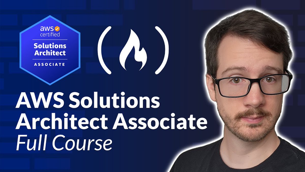 My free AWS Solutions Architect Associate C03 course is now published to @freeCodeCamp. There is 50 hours of content. Hope you all enjoy.