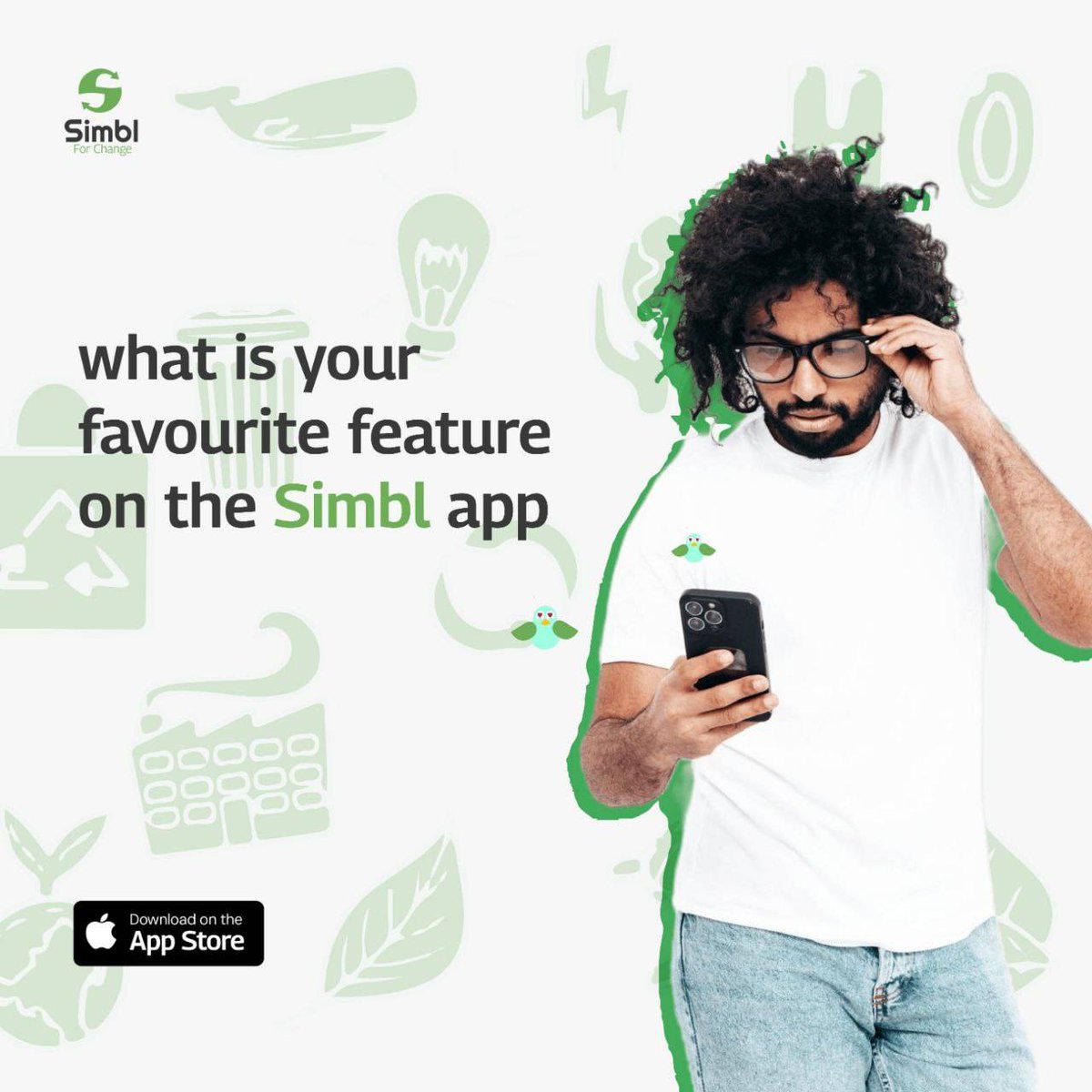 SimblRecycling's tweet photo. Tell us your favorite feature on the Simbl app.
#RecycleWithSimbl #Simbl https://t.co/cCmQqLX5JM