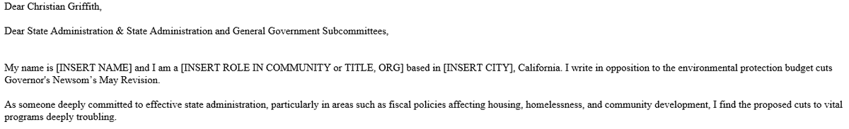 XianGriffith's tweet photo. One of the biggest budget stakeholders is the {INSERT NAME] community.  Getting tons of emails from TITLE,ORG from across the INSERT CITY parts of California. https://t.co/4GsStW82vp
