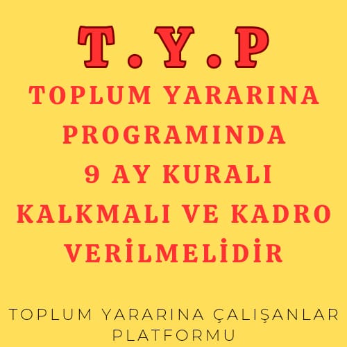#typsüreklilikistiyor 
#typişeiadeistiyor #typmağduriyetleri son bulmalı. Her yıl binlerce insan işsizliğe terkediliyor. Kurumlar bizden memnunken, çalışma koşullarımız ağırken biz asgari ücrete razıyız.  Sesimizi duyun!! <a href="/RTErdogan/">Recep Tayyip Erdoğan</a> <a href="/EmineErdogan/">Emine Erdoğan</a>  <a href="/isikhanvedat/">Prof. Dr. Vedat Işıkhan</a> <a href="/eczozgurozel/">Özgür Özel</a>