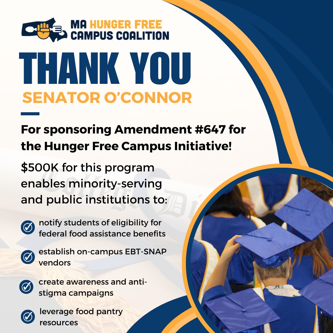 MA Hunger Free Campus Coalition (@collegehungerma) on Twitter photo Thank you <a href="/PatrickMOConnor/">Patrick O'Connor</a> for your support in fighting to end campus hunger! #mapoli #endcampushunger Thank you <a href="/PatrickMOConnor/">Patrick O'Connor</a> for your support in fighting to end campus hunger! #mapoli #endcampushunger