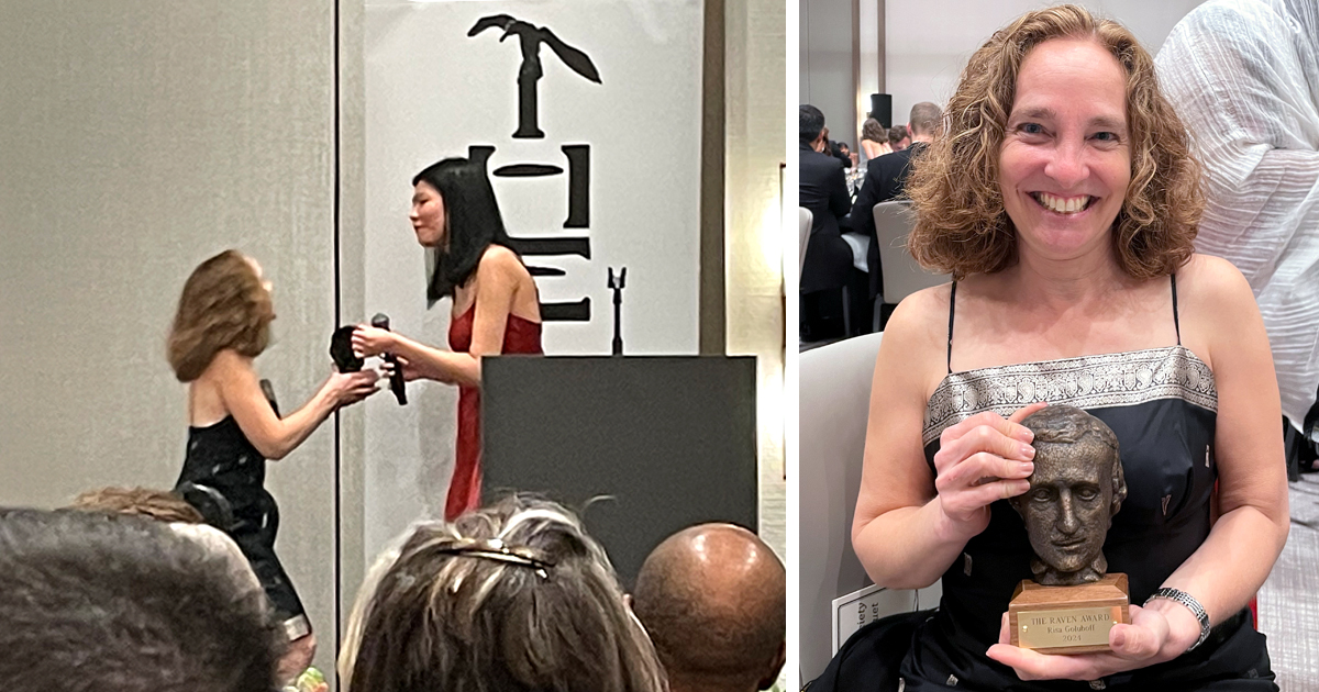 I was honored to receive the Raven Award at the Raven Society’s recent banquet. To me, this is a tribute to everything the @UVALaw community has achieved together during my deanship.