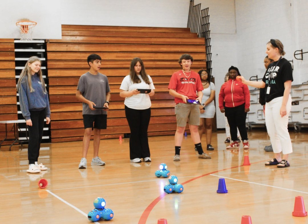 We had so much fun with our GEAR UP friends at Lancaster High School yesterday! Students participated in a reality store (where they learned about money management), STEM activities, field activities and even got a visit from the Go Tec bus!#gearupworks