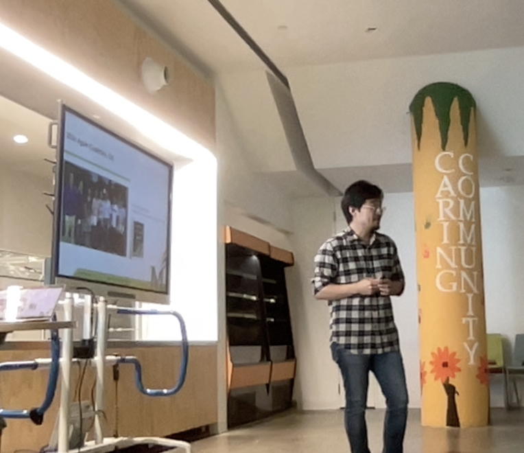 Thank you, Professor Ethan Ahn from GMU for helping STEM club members + all <a href="/HBWProgram/">HBWoodlawn</a> learn about your pathway from  South Korea to Stanford to GMU to research hardware implementation of machine learning. Way cool #STEM + #AI + #nanotechnology learning! #loveHB <a href="/GeorgeMasonU/">George Mason University</a>