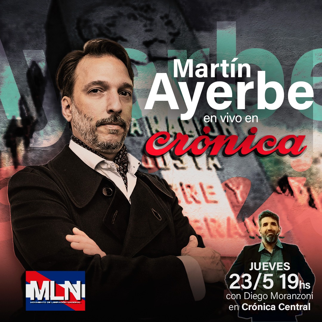 HOY  jueves 19hs Martín Ayerbe en Crónica Central con Diego Moranzoni. ✍️🧉🇦🇷