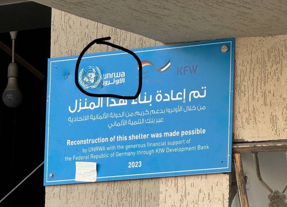 OliLondonTV's tweet photo. Tunnel where the bodies of four kidnapped Israelis were discovered was found inside a building constructed by UNRWA with funding from Germany. 

The mutilated body of German-Israeli woman Shani Louk was found inside the tunnel. 
 
Source: @IsraelHatzolah https://t.co/DEQ48I9pGw