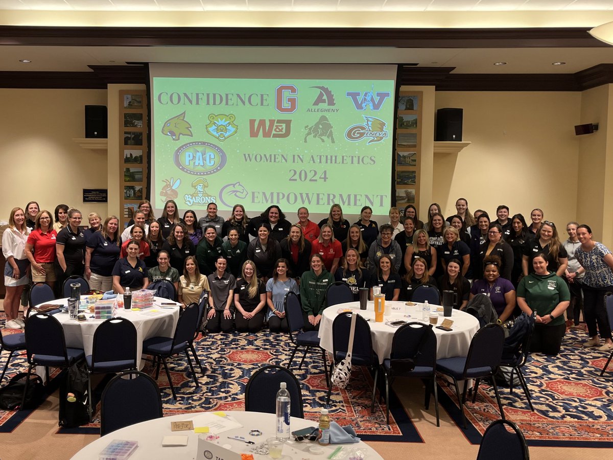 That’s a wrap on PAC Women in Athletics Day! Thanks to @WC_Titans for hosting, Thanks to all our outstanding presenters and Thank You to all our attendees for joining us today and for everyone sharing their experiences and knowledge with others! @NCAADIII #whyd3