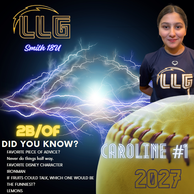 llgsmith18u's tweet photo. Continuing our 2024 LLG Smith 18U TEAM introductions!!!!! Welcome Caroline and parents, Gena and Matt, as well as sibling Jacob! #getstruck #llgfastpitch #ileap #llgsmith18u #LightsOut https://t.co/zIS5ZrdmeJ