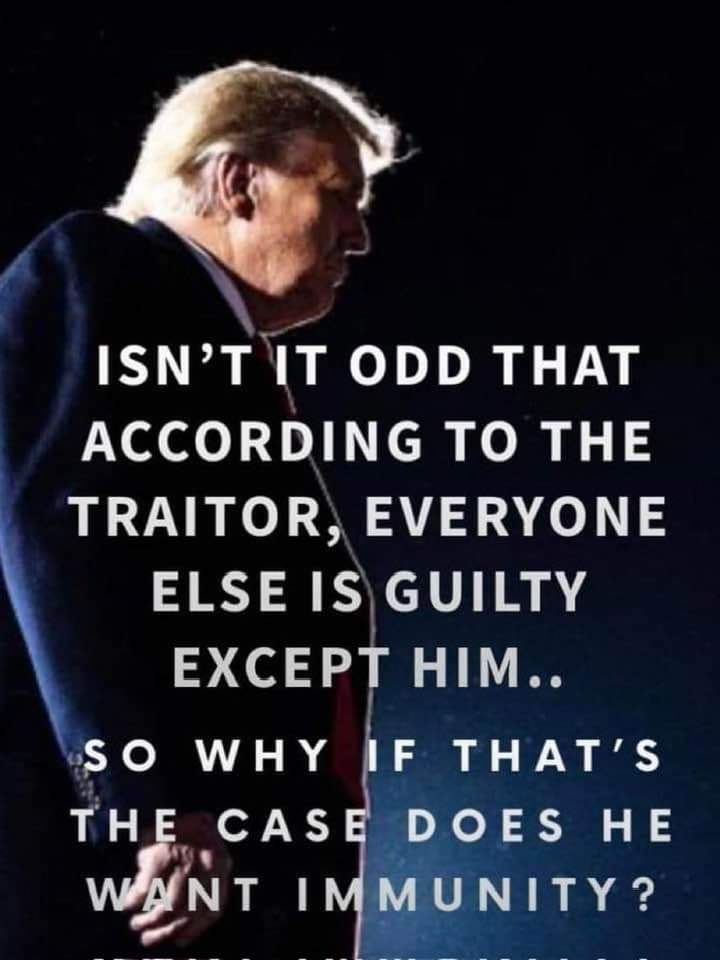 joeholladay1's tweet photo. He's guilty AF. #NoImmunityForTrump #LockHimUpAlready https://t.co/8NxpJIK01f