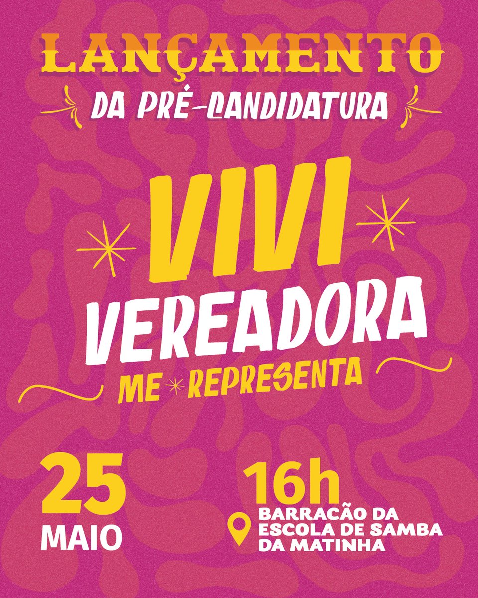 vivireispsol's tweet photo. Data: 25/05
🕒 Hora: 16h
📍 Local: Escola de Samba da Matinha - Castelo Branco, 144, esquina com Antônio Barreto.
#ViviMeRepresenta #VivipraLutar #MulheresNegrasNoPoder https://t.co/RFDMHt7CKN