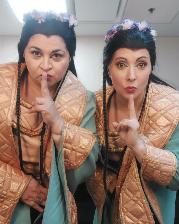 MussaTamy's tweet photo. Aquí dos grabaciones y algunas fotitos de anoche. #Turandot en el #TeatroColon Feliz como siempre de pertenecer al #coroestable. Ayer cantando mi pequeño gran aporte como solista. Una doncella.
Feliz! Comparto con ustedes.
Gracias @marceloayub y @JorgeTelerman por la confianza https://t.co/sFz1QheeUL