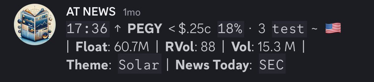 Atlantic_trades's tweet photo. Brb, omw to spec savers because I can’t believe what I’m seeing🧐#atlantictrading team members will understand what we mean when we say we have attachment issues to $PEGY.  Alerted 1 month ago in the #atlantictrading discord, currently up 40%+ today. Loving $PEGY fluctuations 💪🏽 https://t.co/w9SWiKqVCs