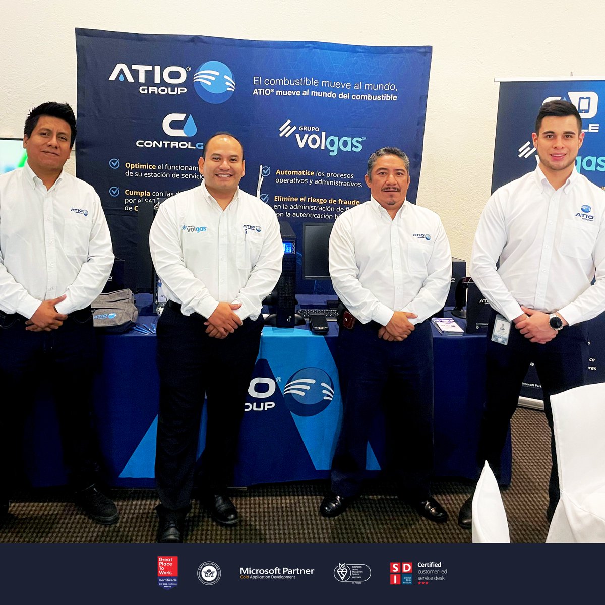 ATIOGroup's tweet photo. ¡#ATIOGroup, presentes en los mejores eventos! 🤩

Nos encontramos en el evento de #MiGasolinera en #Oaxaca junto a @GrupoVolgas, brindando nuestras #soluciones de #innovación y #tecnología a los asistentes para potenciar su #negociogasolinero. ⛽️

#ControlGAS #EstaciónDeServicio https://t.co/qFRAHq9UKV