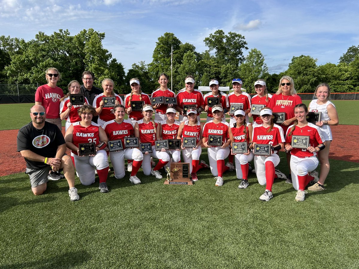 !!CONGRATULATIONS!! to Kelsey Park and the University High School softball team for winning the West Virginia AAA State Championship!!! 🥎🥎🥎