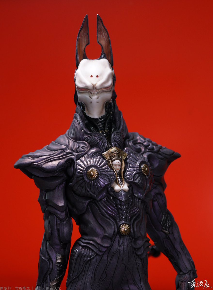 Zeiram 2 recent garage kit paint work designed by Keita Amemiya