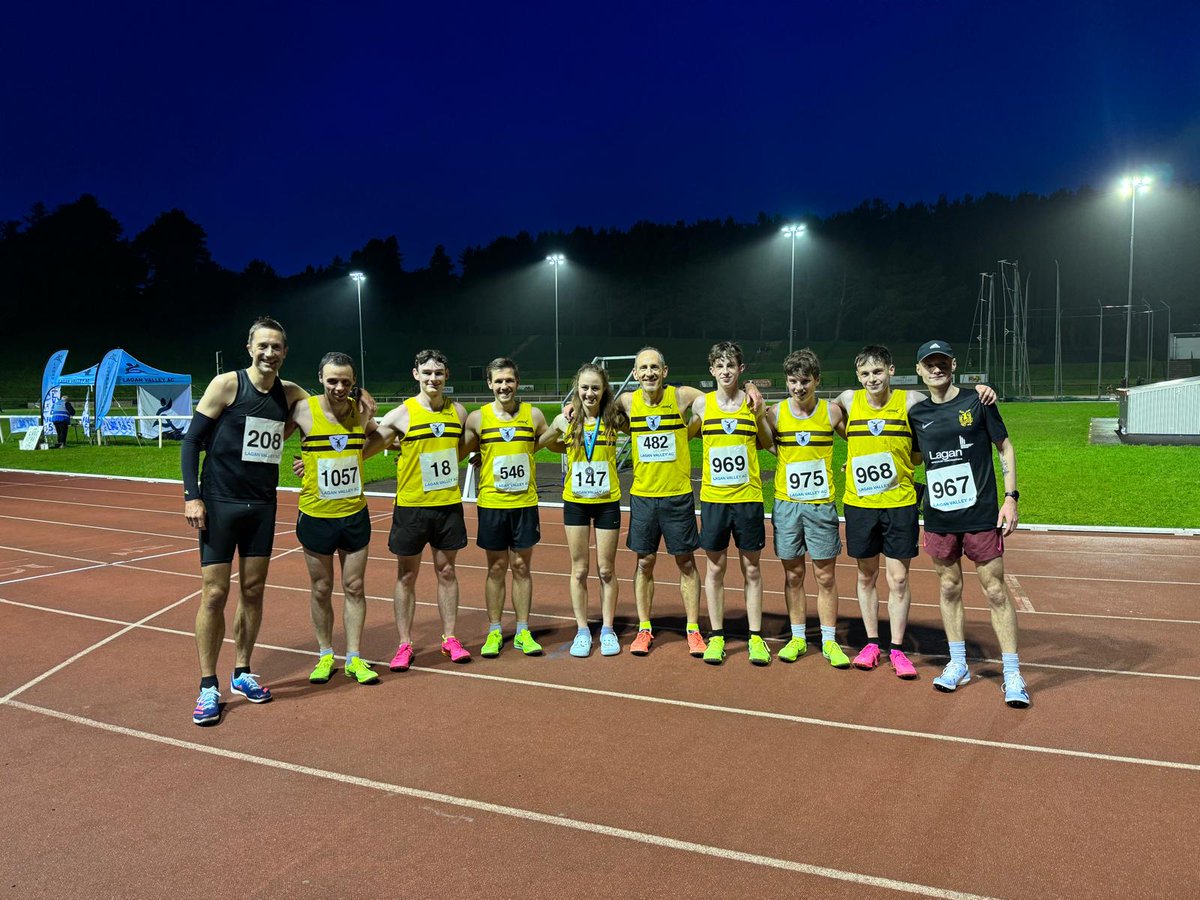 Plenty of podiums and personal bests for Stags, young and old, at tonight's @LaganValleyAC Fab 5 event at Mary Peters Track. Thanks again to all the parents, coaches and volunteers ☔☔🥶 Full results below. Details to follow in our Weekly Reports.