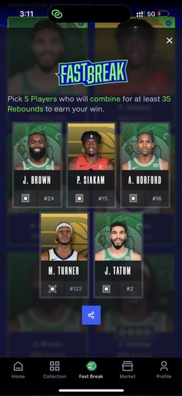 And for the first time: Play with your <a href="/WNBA/">WNBA</a> and <a href="/NBA/">NBA</a> Moments every day, compete with your friends, and win awesome prizes 

Get <a href="/NBATopShot/">NBA Top Shot</a> on the Apple AppStore or Google Play, hit Fast Break then share your lineups here – i might have a surprise for some of you 🎁