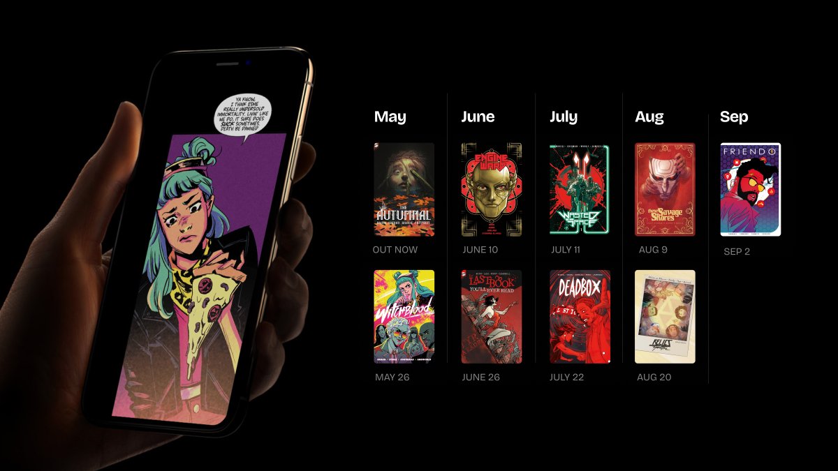The summer slate heats up with 8 more @thevaultcomics vertical editions, exclusively on GlobalComix. Find more details in the 🧵 below.