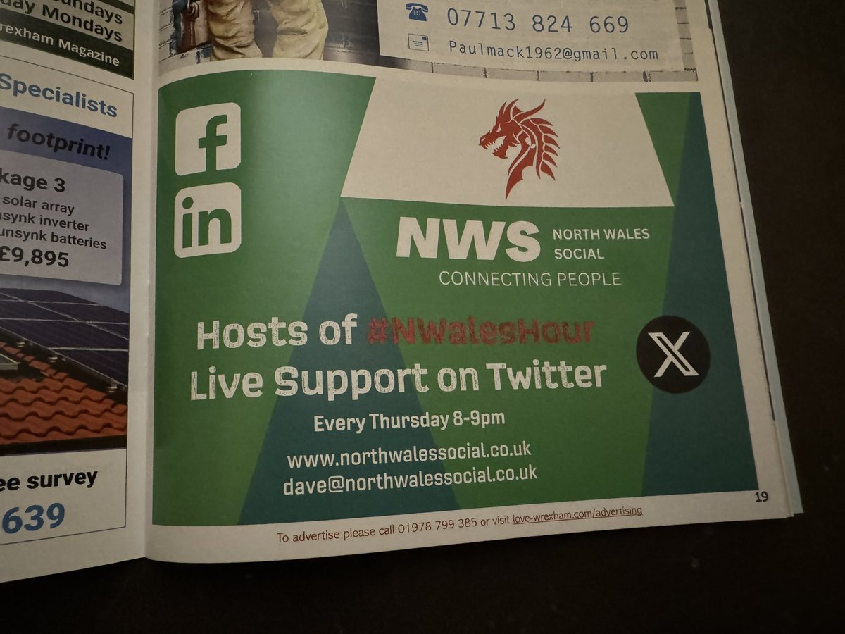 #NorthWalesSocial ⬆️🏴󠁧󠁢󠁷󠁬󠁳󠁿🤝 tweet media