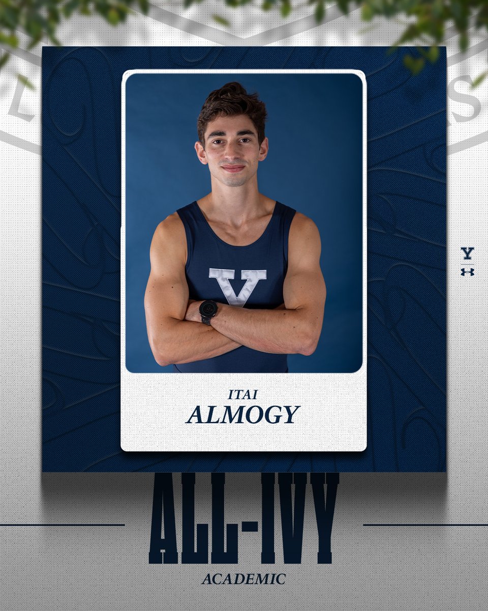 📚 Congratulations to captain Itai Almogy on earning Academic All-Ivy League recognition! READ ➡ tinyurl.com/ya8vy7m9 #ThisIsYale