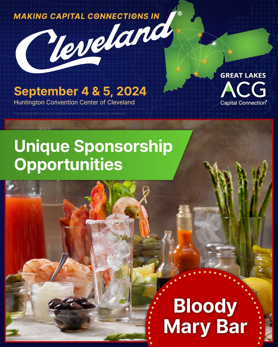 ACG_GLCC's tweet photo. 🚀 Elevate your brand at the #GLACGCC2024! Join over 1,000 M&amp;A professionals for top-tier networking, insights, and DealSource opportunities. 🌟

Interested in sponsoring? Visit https://t.co/1yIAkor3UE or 📧 email sponsorship@acg-glcc.org. 

#MandA #Networking https://t.co/lrE9vXXbWC