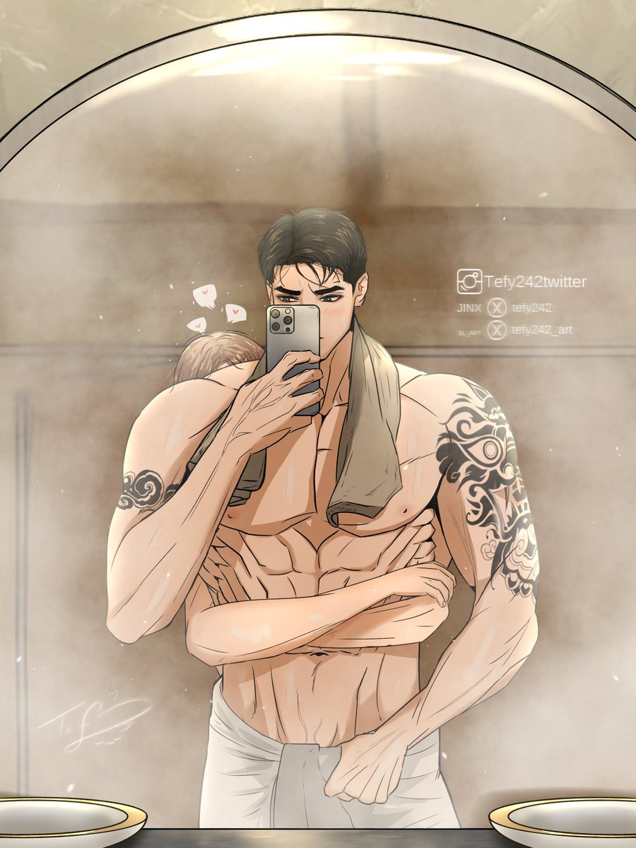 Tefy242's tweet photo. #jinx 🐺🐹💞🚿 the baths are always better when you take them with the people you love the most 🤭💞

#징크스 #Fanart #Jinxmanhua @_MinGwa https://t.co/VDBwNmzTXv