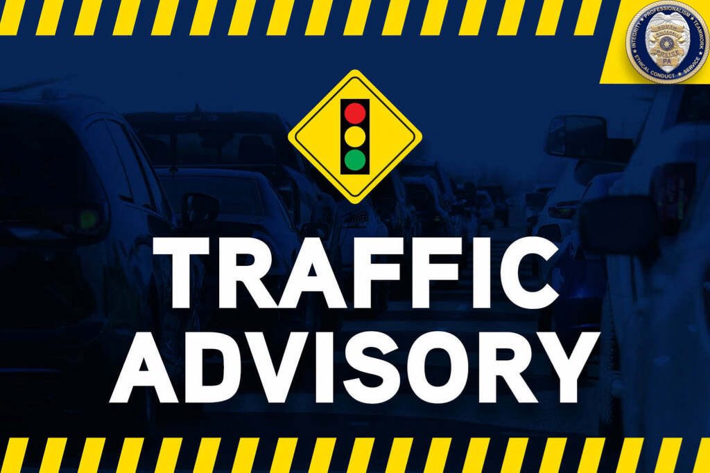 SergeantGrozier's tweet photo. *** Traffic Advisory ***

Power line repairs are being made in the area of Mauch Chunk Rd and Presidential Dr due to the storm this morning. This is causing traffic delays in the area so please avoid if possible. https://t.co/TrSUJnAmlu