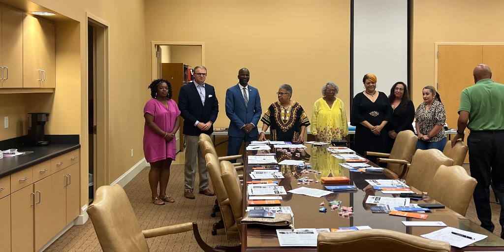 Today, I had the opportunity to join esteemed Judge Constance Slaughter Harvey at the Save Our Youth Through Community Action (SOYTCA) meeting. Witnessing the dedication of local leaders in Forest was truly inspirational. #TyPinkinsForUSSenate #SOYTCA