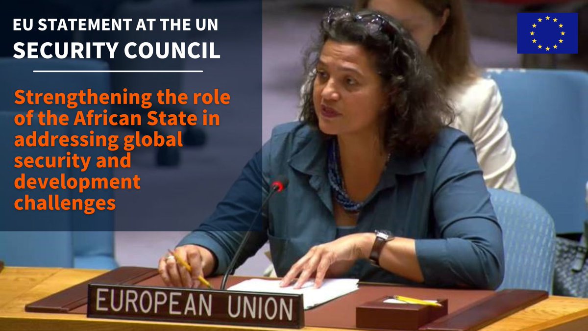 Thanks #Mozambique for convening today's UN Security Council open debate. The EU supports African countries in creating peaceful and societies that foster development and sustain peace and their contribution to global peace and security🕊️ 🇪🇺Statement➡️eeas.europa.eu/delegations/un…