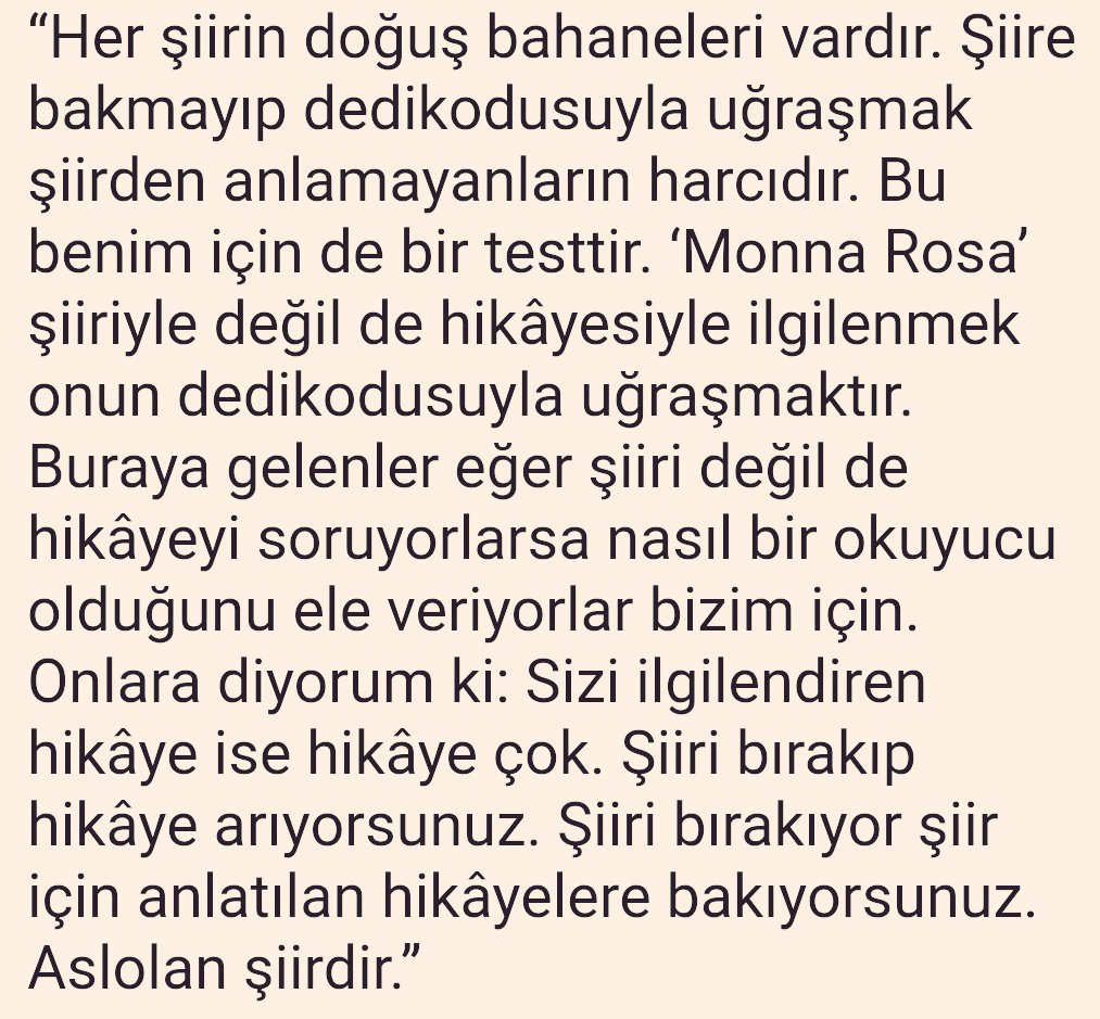 hhalilsolak's tweet photo. 📌Sezai Karakoç, Monna Rosa'nın hikâyesini deşenlere, "şiirin dedikodusu"yla uğraşanlara hayattayken şunları söylemişti👇 https://t.co/iP08QYIx2k
