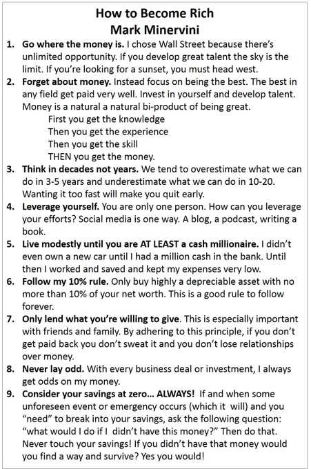 TmarketL's tweet image. WE ARE 6 MONTHS AWAY FROM COMPLETING THIS YEAR (2024)

HERE IS HOW TO GET RICH BY MARK MINERVINI