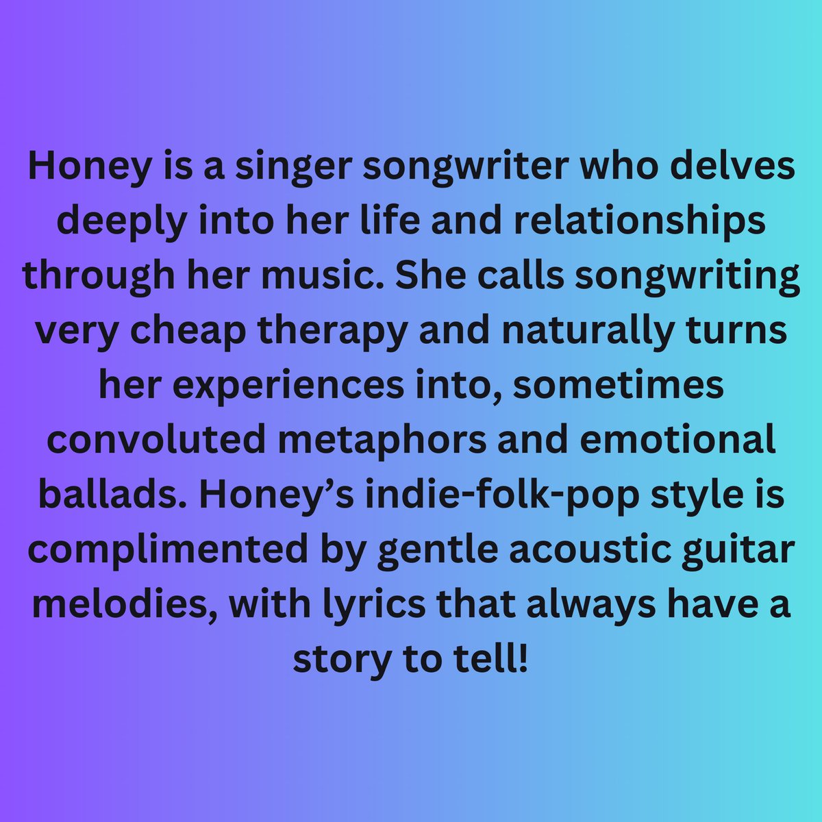 INTRODUCING

Honey Rich

Not only is Honey joining GenZ Fest for the first time. This is also Honey’s first gig in RCT.

#genz #treorchy #livemusic #singersongwriter