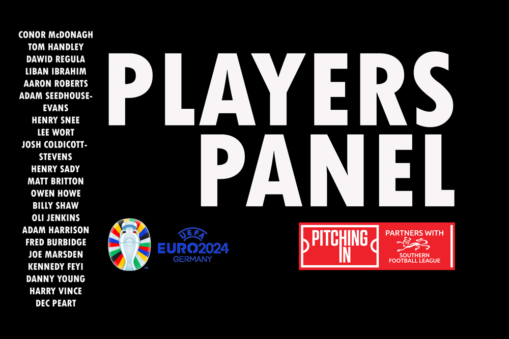 🏆PLAYERS PANEL | With @ITVSport and @BBCSport both announcing their pundits for #Euro2024, we are delighted to announce our Players Panel, featuring players from across our four divisions 🗣️They'll be sharing their opinions on the tournament soon... #SouthernLeague
