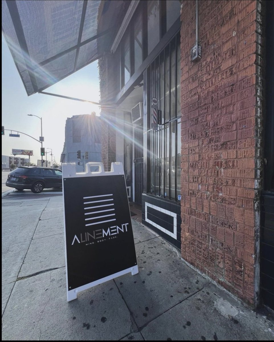 Thank you for a successful first week of business! Here’s to many more weeks, months, and years of wellness and growth together. 🙏✨

#ALINEmentWellness  #Communitylove #LookingGoodBeingGood #gratitude #meditation #barber #barbershop #wellness #wellnessstudio #getinalinement