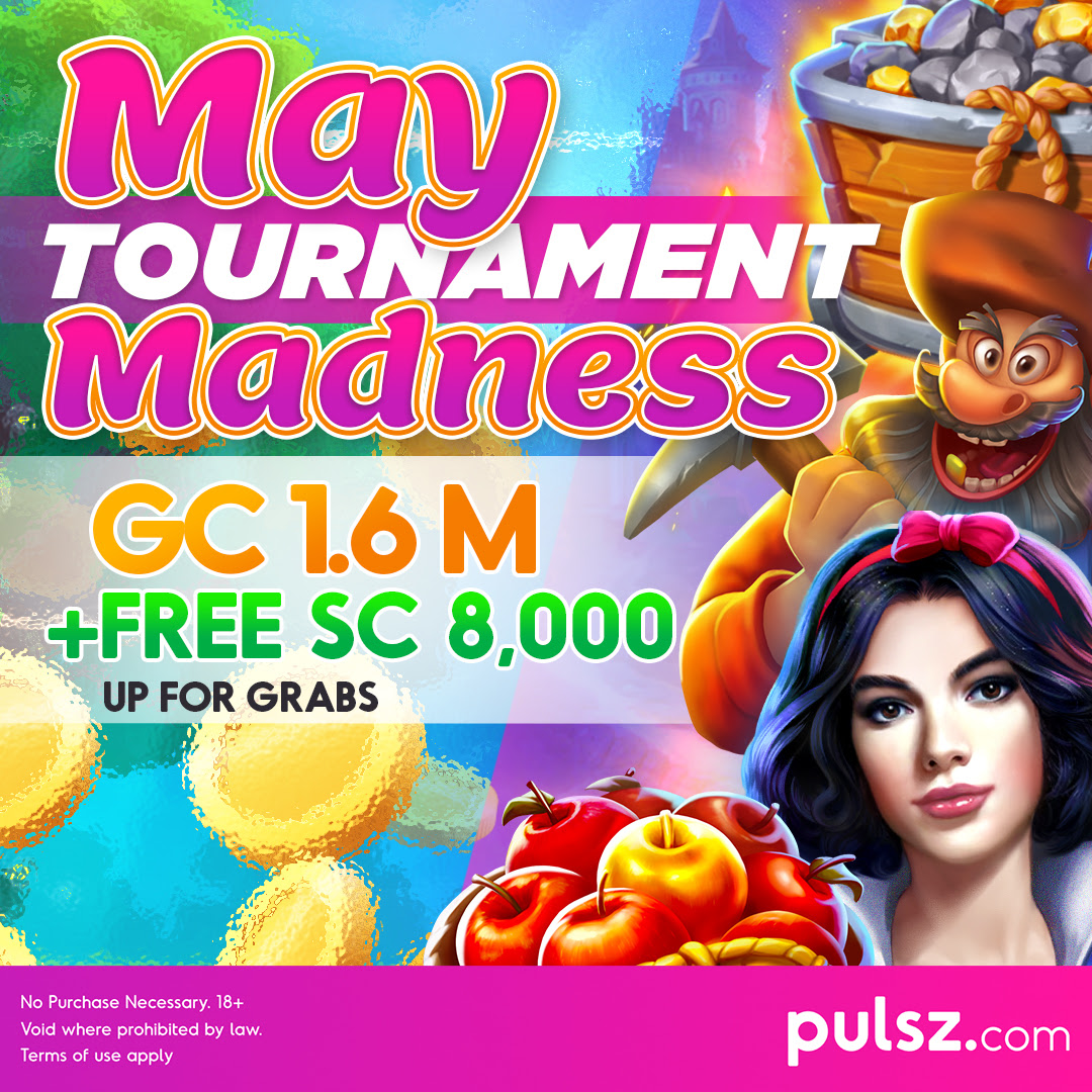 Are you top of the slots? 🎰 1.6M Gold Coins + FREE 8,000 Sweepstakes Coins will be won this week! Play in daily tournaments to have a shot at this monster prize pool. Learn more: bit.ly/3WDQx5p