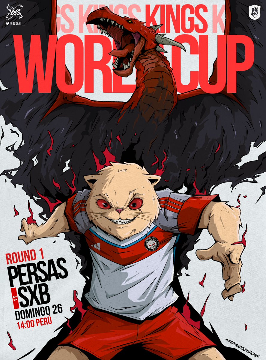 Josart__'s tweet photo. ¡Persas FC vs SXB FC!
Empieza la Kings World Cup y estamos preparados para lo que se viene 🔥😼

Domingo 26 de mayo.
13:00 🇲🇽 | 14:00 🇵🇪🇨🇴 | 16:00 🇦🇷

¡VAMOS PERSAS!

#PersasFC #PersasDesdeLaCuna #ElZeein #KingsWorldCup https://t.co/BSWZq0jUgm