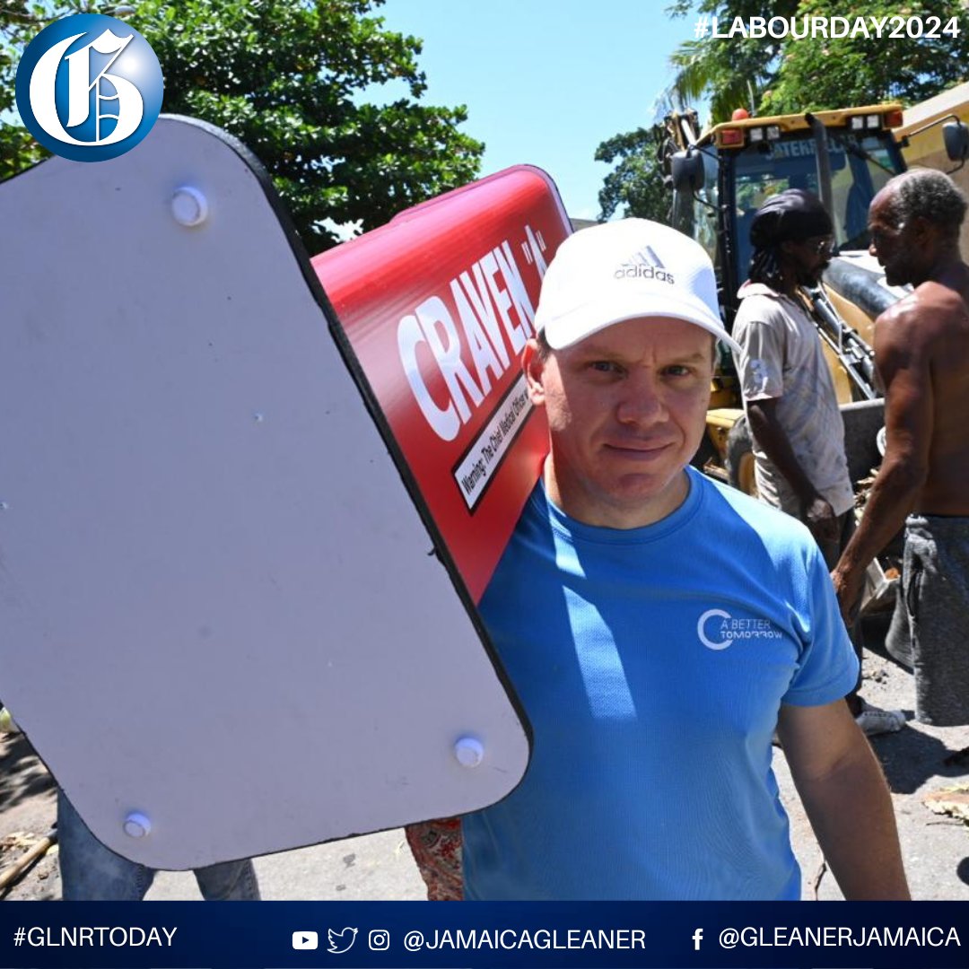 Piles of garbage were today cleared out of the Rose Garden community in downtown Kingston as part of Labour Day activities. The area’s community centre also got fresh paint. #GLNRToday #LabourDay2024 📸: Rudolph Brown